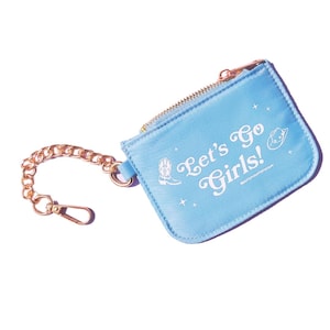 Porte-monnaie Let's Go Girls | Porte-monnaie amusant en nylon - Design country western - Parfait pour les cadeaux et pour un usage quotidien