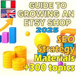 Etsy Business Guide 2025 - 210-Page PDF for Digital & POD Sellers - Etsy SEO Strategy Manual