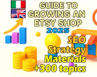 Etsy Business Guide 2025 - 210-Page PDF for Digital & POD Sellers - Etsy SEO Strategy Manual
