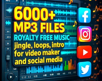 6000+ Royalty free music for video maker and social media - READ DESCRIPTION [B17]