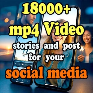 18000+ Viral Aesthetic MP4 Videos | Reels Backgrounds | Insta & TikTok Ready [B25]