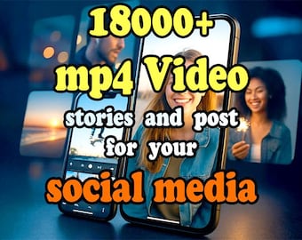 18000+ Viral Aesthetic MP4 Videos | Reels Backgrounds | Insta & TikTok Ready [B25]