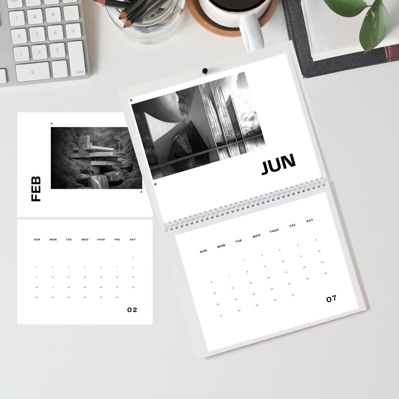 2025 Printable Calendar. Letter Size, Landscape Printable. Elegant ...