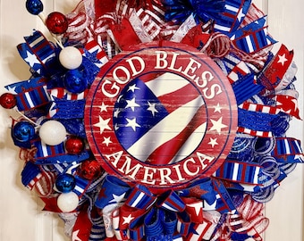 Corona del 4 luglio - Dio benedica l'America