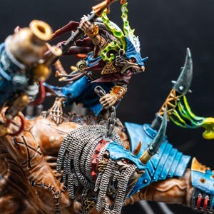 Parade-Level Painted Thanquol on Boneripper - Custom Skaven Mice Base - Age of Sigmar
