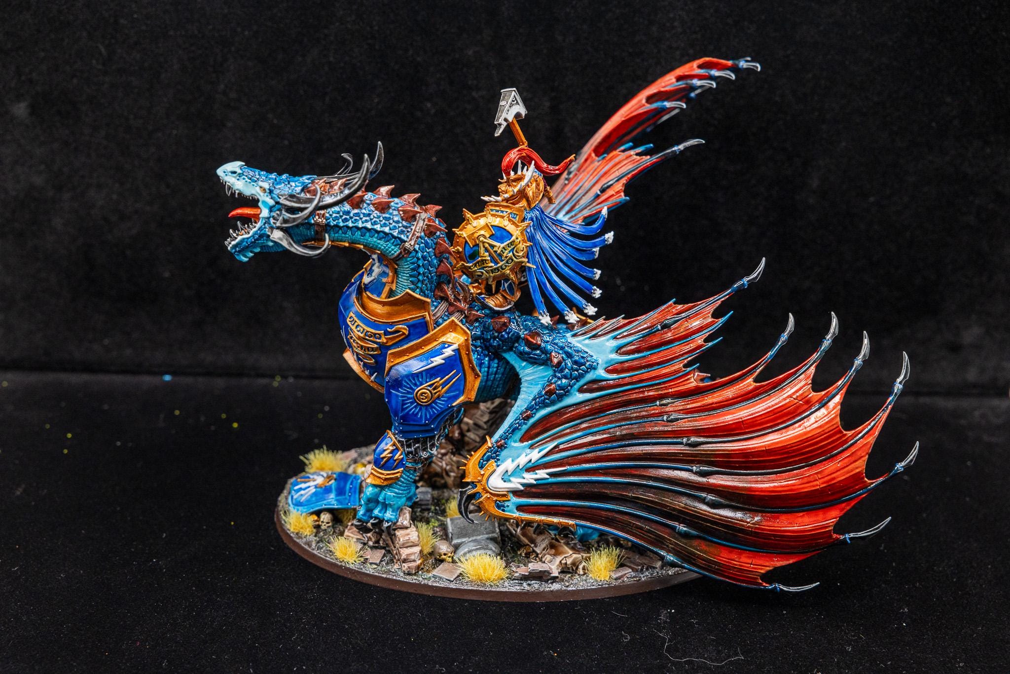Dice and Brush: Miniature Monday: Lord-Celestant on a Stardrake