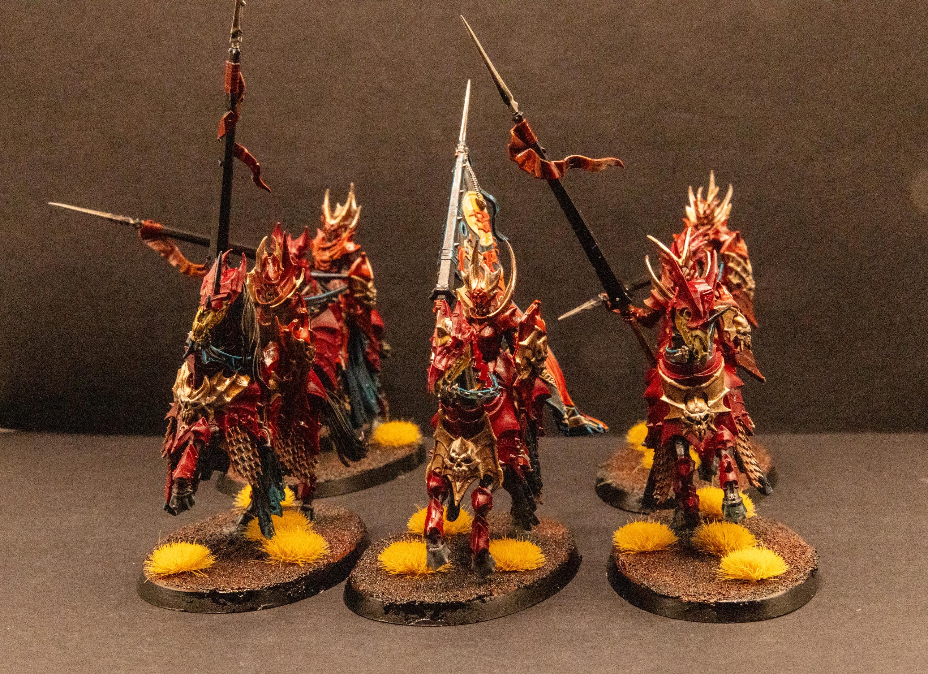 Blood Knights Warhammer Age Of Sigmar - Soulblight Gravelords Miniatures Warhammer Aos - Soulblight Gravelords Blood Knights