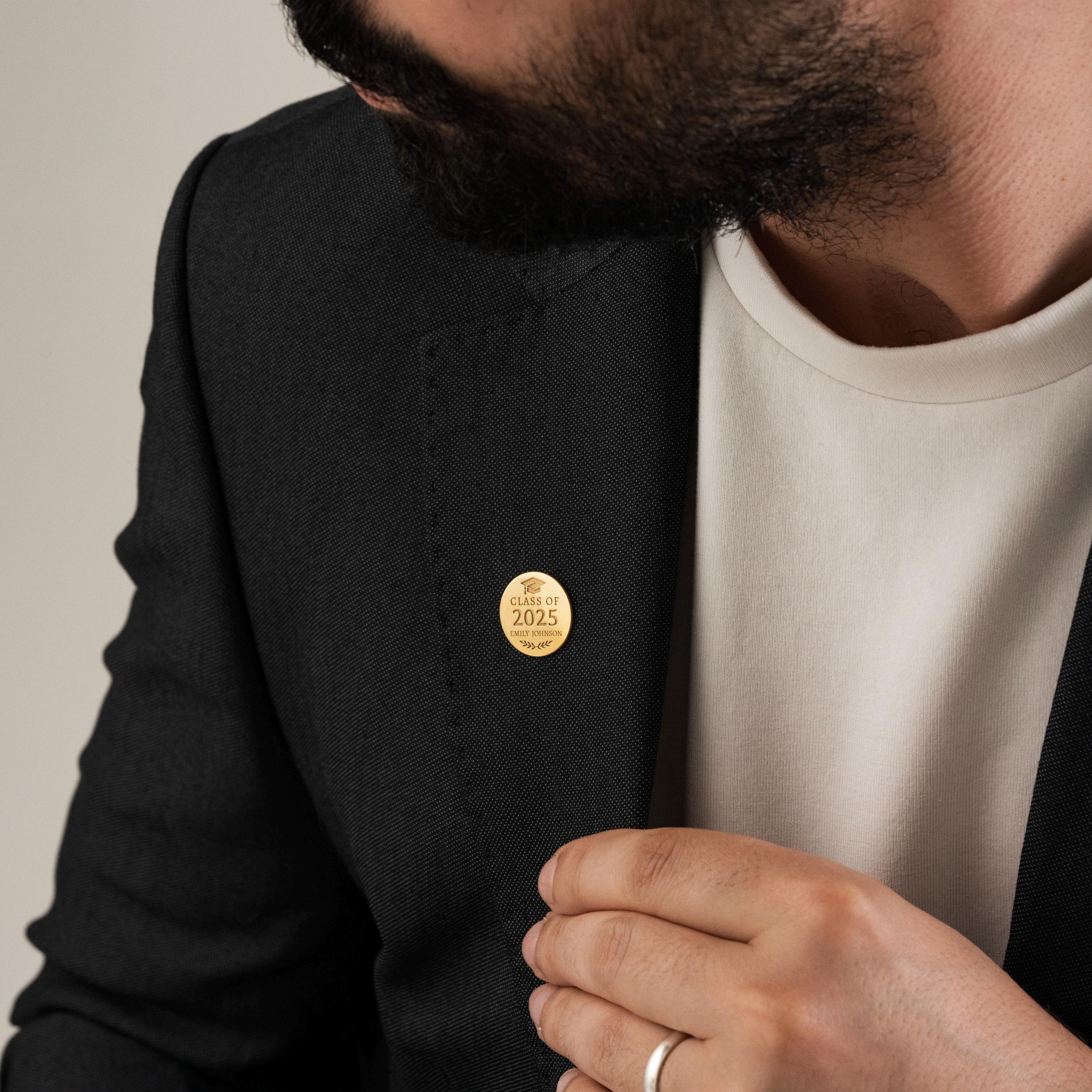 Personalized Graduation Lapel Pin - Custom Year Class of 2025 2026 ...