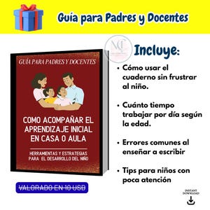 My First Steps | Activity Book for Children 3-6 Years Old | Motor Skills, Writing, and Attention | Printable PDF image 7