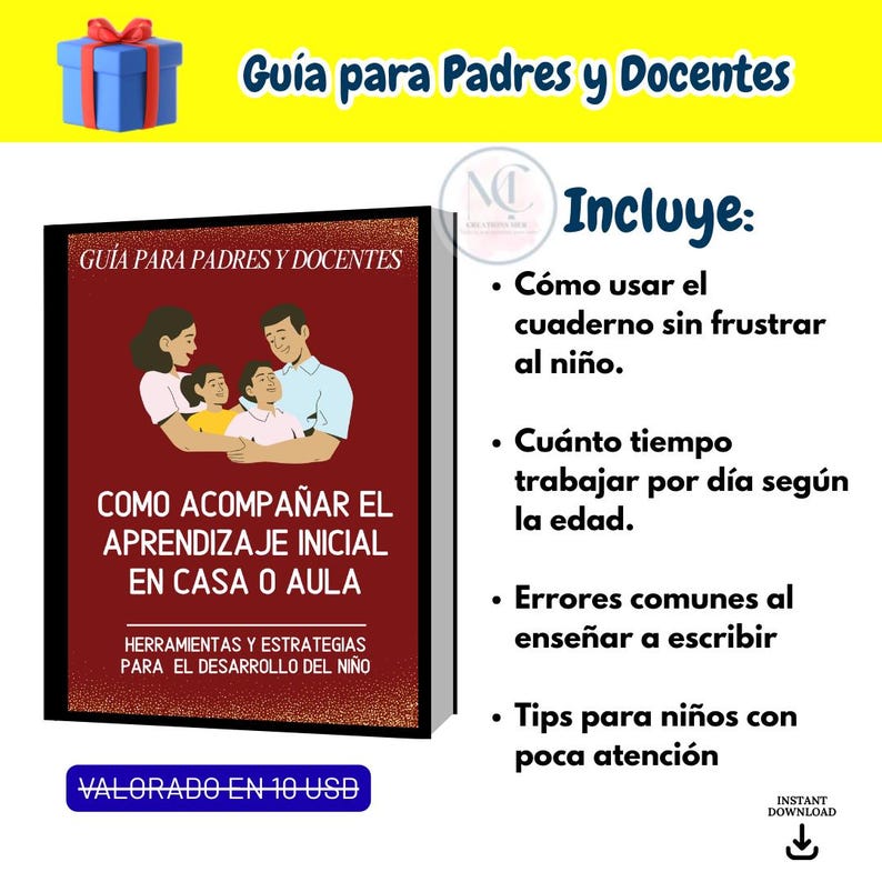 My First Steps | Activity Book for Children 3-6 Years Old | Motor Skills, Writing, and Attention | Printable PDF image 7