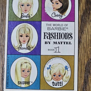 1966 Living Barbie Booklet World of Barbie Fashions Australia
