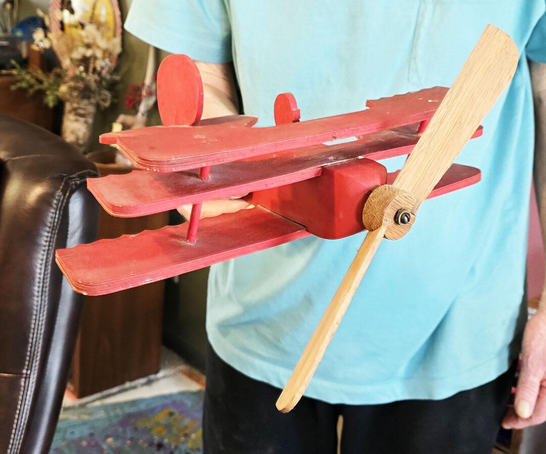 Rustic Weathervane Airplane Wood Handmade Vintage C. 1950's Funky - Etsy