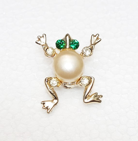 Absolutely Adorable Frog Brooch Jelly Belly Midcen