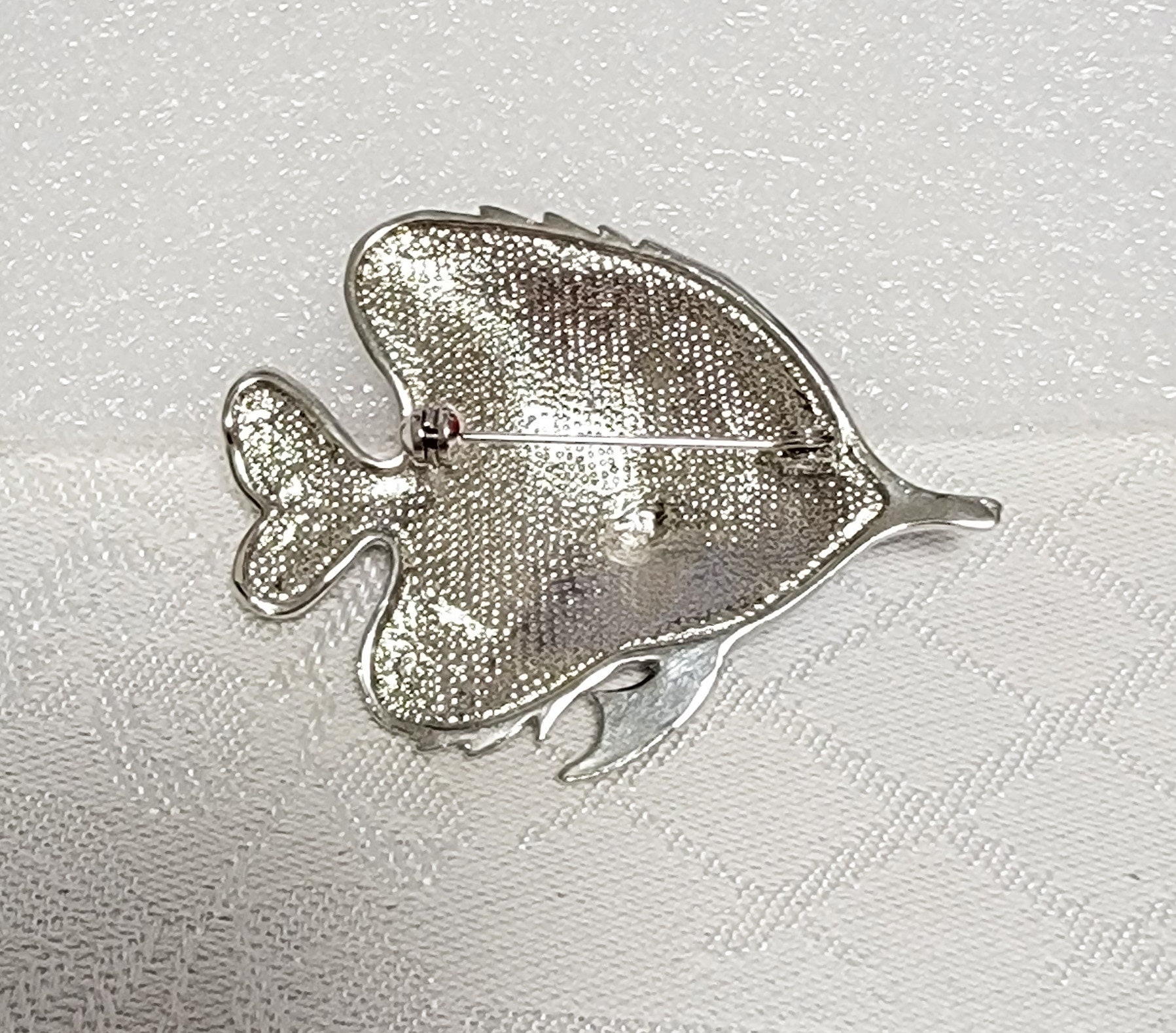 Sunfish Rudder Pin Multicolor Pin Sunfish Brooch Pin Rhinestones Enamel Blue Purple Silver ...