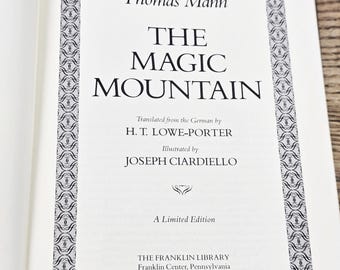 The Magic Mountain, Thomas Mann, Franklin Library 1979 Leather Limited Edition