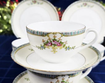 Noritake Buenavista Bone China Dinner Plates Floral Pattern #9728