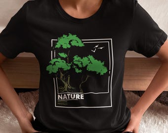 Nature Lover T-Shirt: Eco-Friendly Tree Graphic Tee