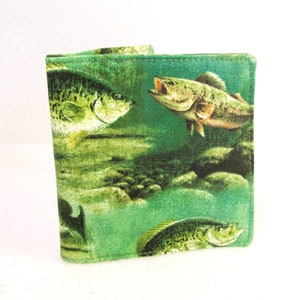Regalos para hombres, billetera de tela única, billetera de pescador lavable, billeteras ligeras para tarjetas de crédito, regalo para papá, envío rápido y gratuito a EE. UU.