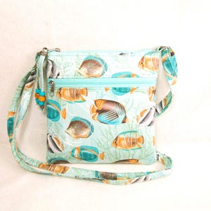 Cross Body Kleine Hüfttasche Leichter Stoff Handtasche Langer verstellbarer Riemen Reißverschluss Waschbar Geldbörse Schneller kostenloser Versand Geschenke für Frauen