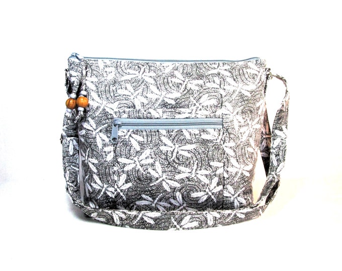 Cross Body Fabric Purse Gifts for Women Zipper Closure Bags Adjustable