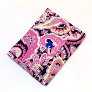 Cartera de tela lavable para mujer, diseño de cachemira, 11 bolsillos, envío rápido y gratuito, tarjetero para EE. UU., ligera.