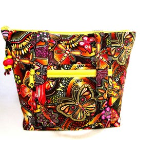 Australische vlinder grote stoffen portemonnee schouderriem handtas ritssluiting snelle gratis verzending lichtgewicht pocketbook cadeaus voor vrouwen