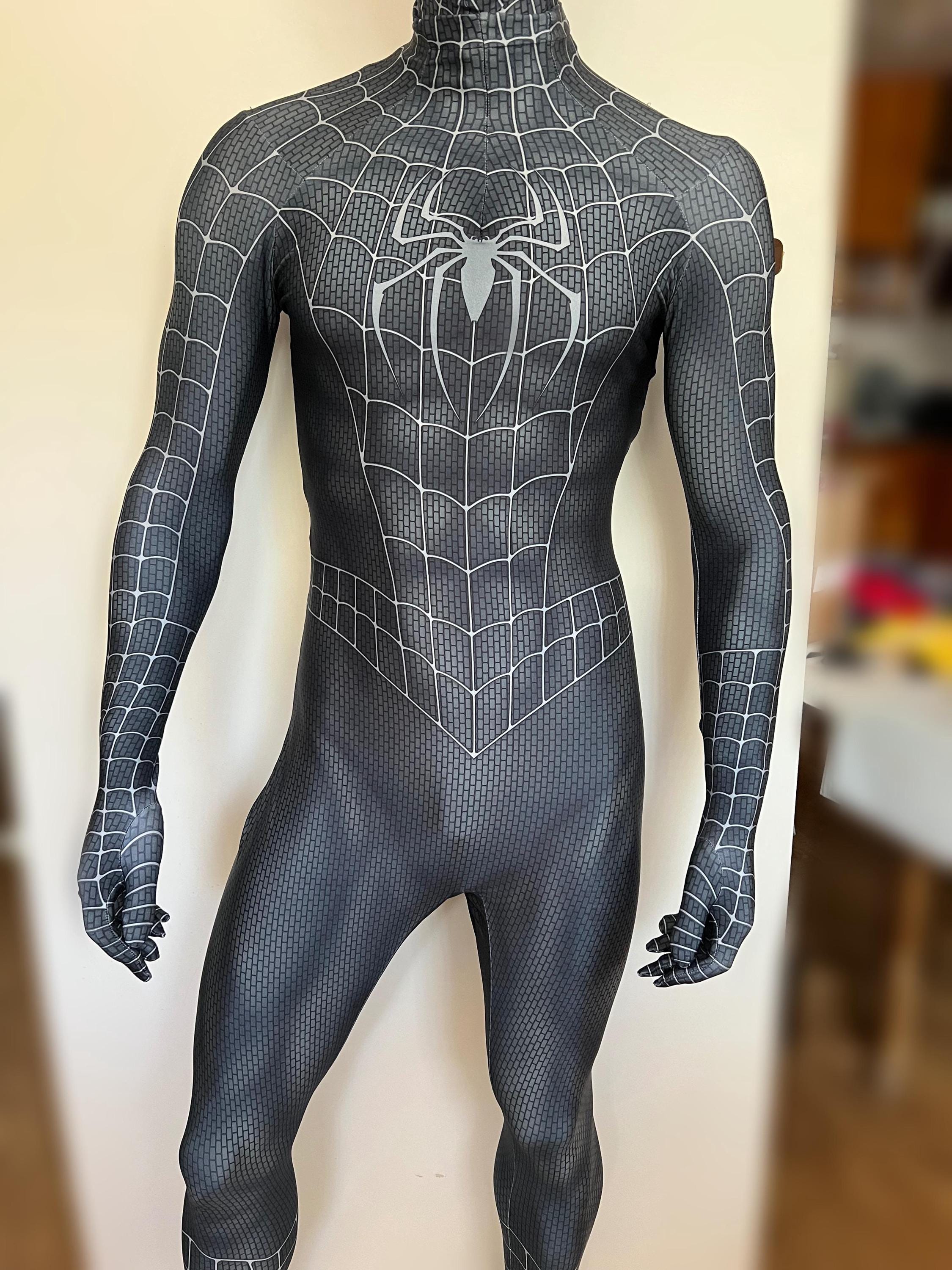 Replica Spider Raimi Symbiote Black Costume, Ready to Wear, High