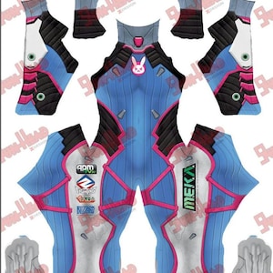 オーバーウォッチ dva コスプレ衣装とウィッグと靴と小道具 フルセット Dva cosplay - Etsy 日本