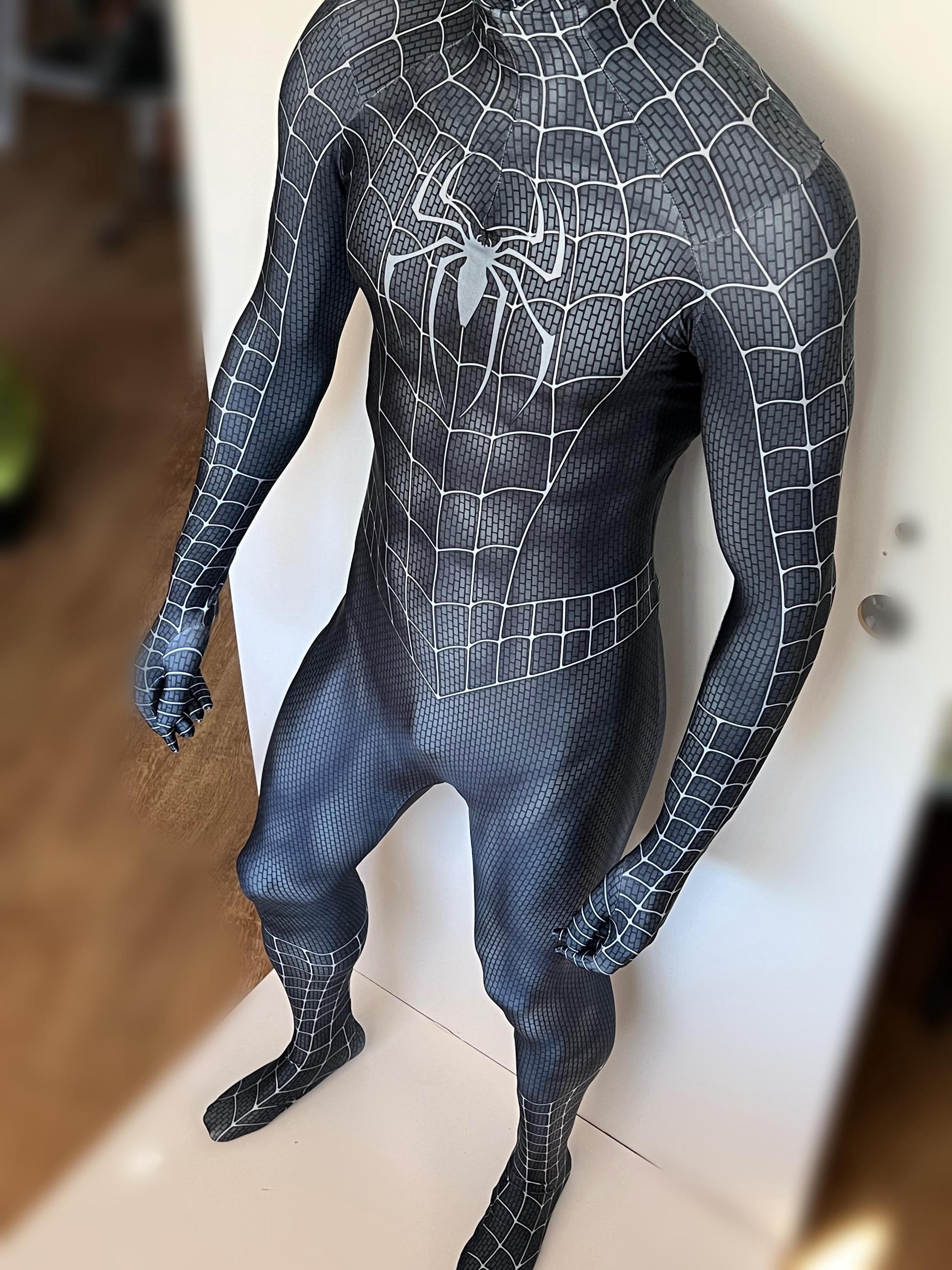 Replica Spider Raimi Symbiote Black Costume, Ready to Wear, High