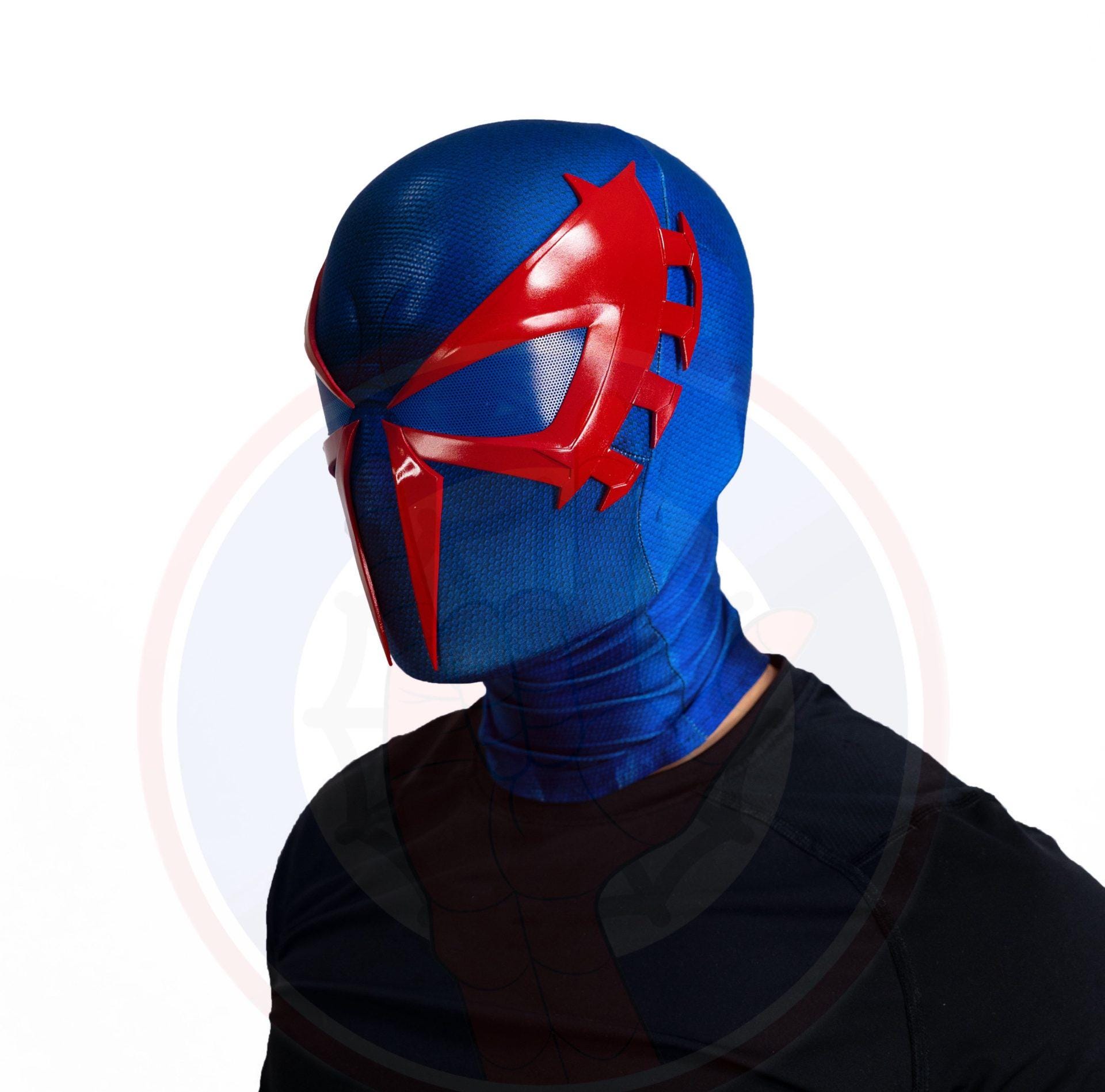 Spider 2099 Classic Faceshell With Spandex Mask, Lenses Free Fog