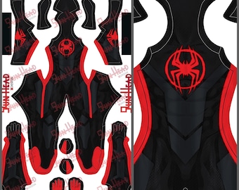 Miles morales atsv spider verse costume in to the spider verse, ready to wear, high quality spandex