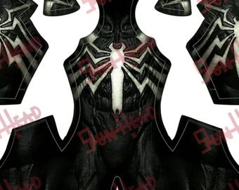 Disfraz de simbionte araña venenosa monstruosa Insomniac, listo para usar, spandex de alta calidad