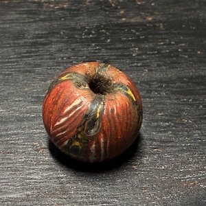 Ancient Jatim Mosaic Glass Bead: Intricate Design