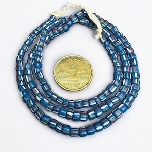 Colorful Java Glass Beads  Small Indonesia Spacer Beads for Jewelry