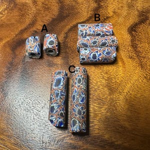 Antique Venetian Millefiori African Trade Beads – Rare Handmade Glass Beads for Jewelry Making