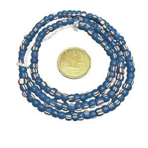 Colorful Java Glass Beads  Small Indonesia Spacer Beads for Jewelry