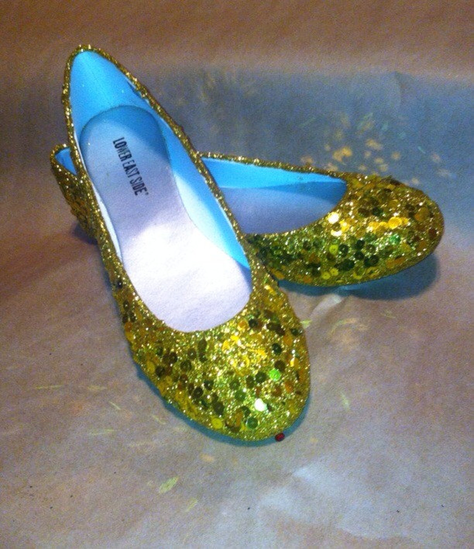 sequined and glitter flats for party or wedding. something blue wedding shoes or party ballet flats sequined sparkled shoes
