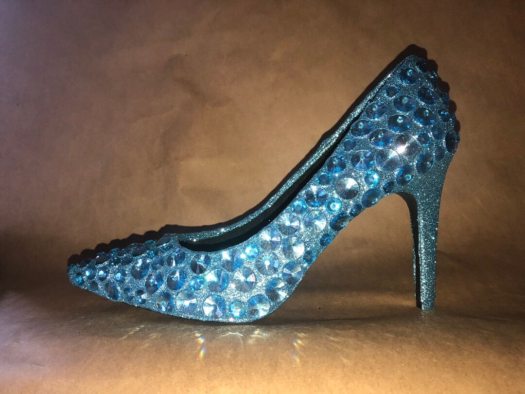 strappy jeweled heels