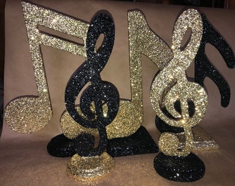 Musical themed centerpiece in any color and size!