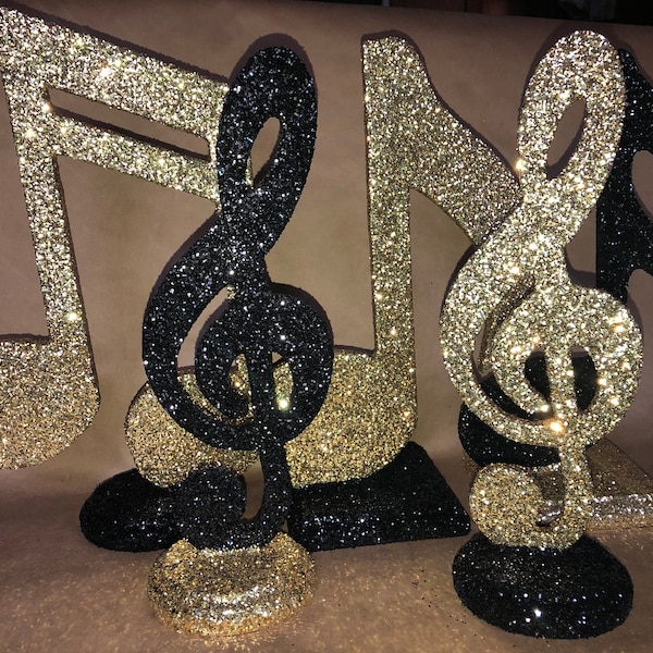 Musical themed centerpiece in any color and size!