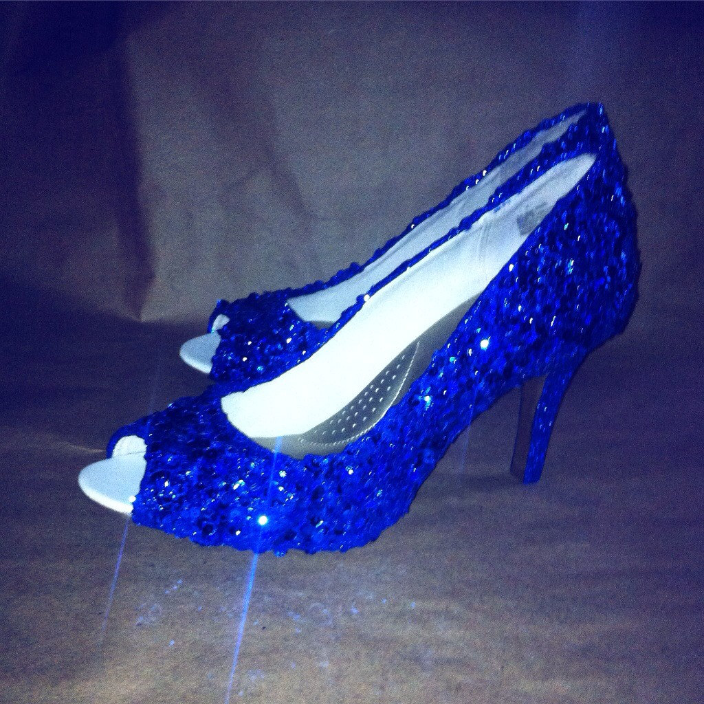 Something Blue Wedding Shoes for the Bride or Bridesmaids. Any Color ...
