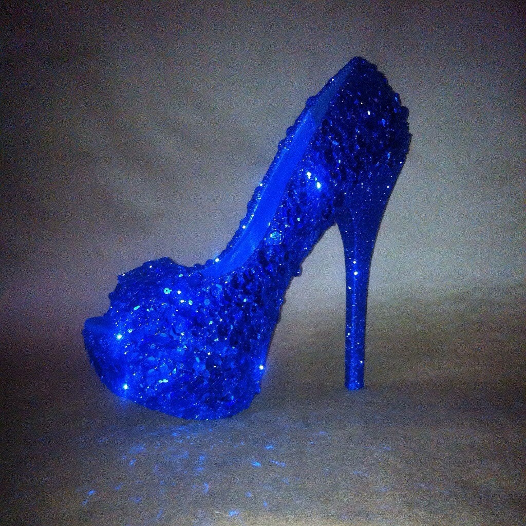 Buy Monsoon Navy Blue Dazzle Two Part Heels from Next Thailand