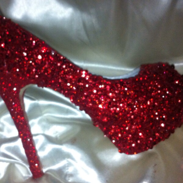 bling heels wedding