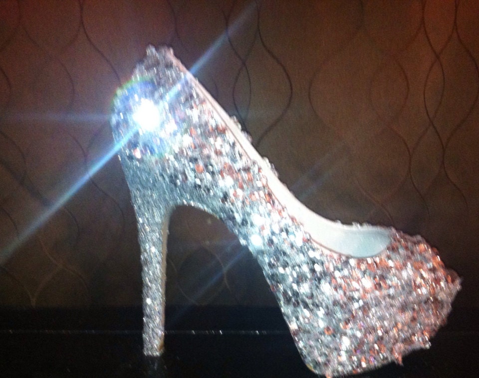 bling wedding shoes for bride