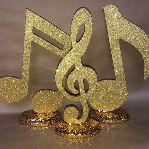 Musical themed centerpiece in any color and size!