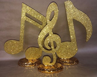 Musical themed centerpiece in any color and size!