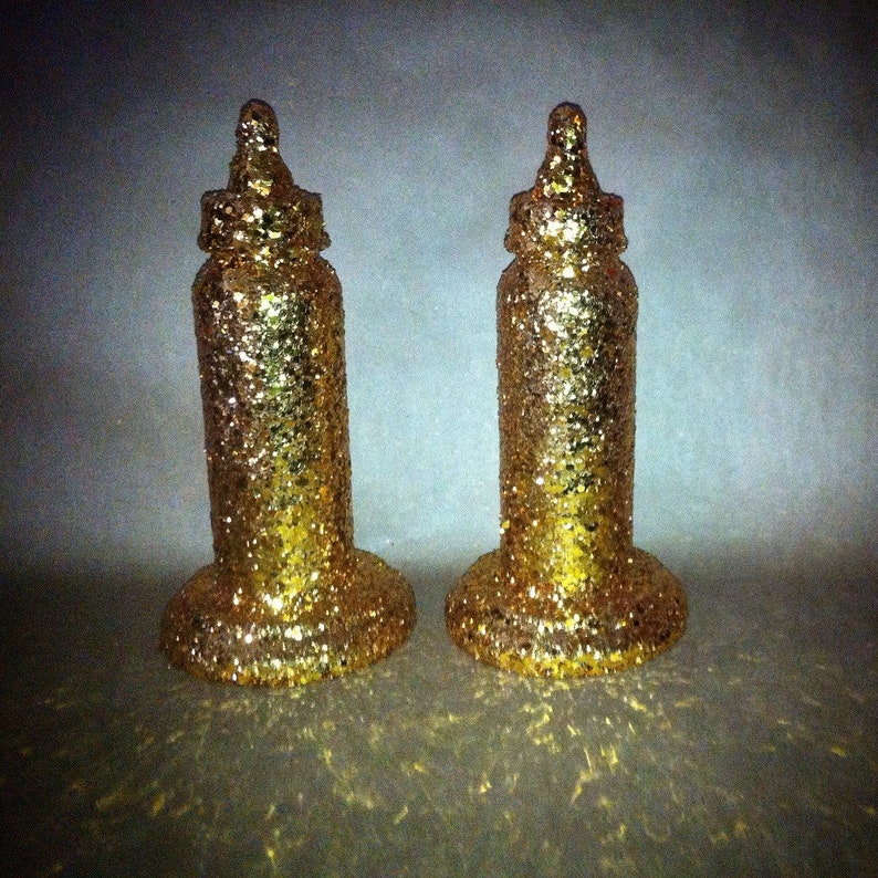 Two Sparkling Baby Bottles Centerpieces In Any Color Large Etsy Two Sparkling Baby Bottles Centerpieces In Any Color Large Etsy