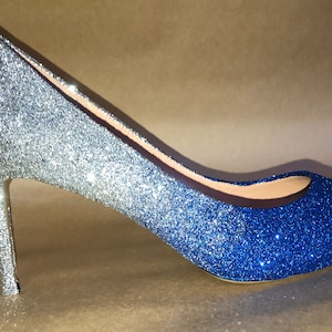 Sparkling and shimmering ombré heels! Any colors...style...or size.