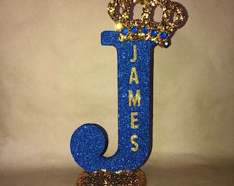Sparkle Crown Letter: Royal Party Decoration, Photo Prop