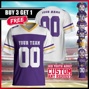Custom Viking Jersey Etsy